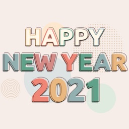 2021 Twenty New Year Stickers