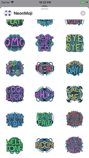 NeonMoji - Neon Stickers(圖5)-速報App