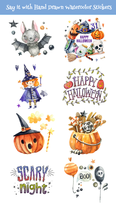 How to cancel & delete Nice Watercolor Halloween Pack from iphone & ipad 2