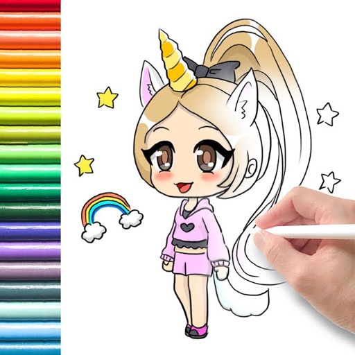 How to Draw a Unicorn Cute Girl Easy 