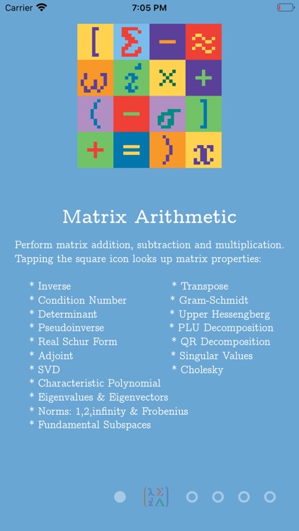 Matrix Numerics
