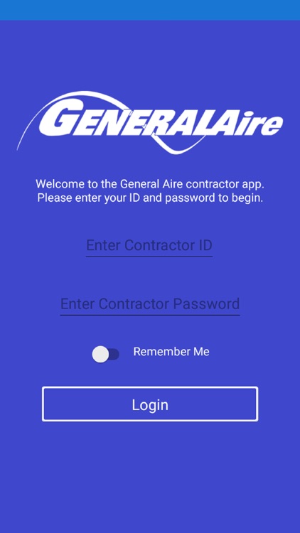 GeneralAire Contractor App