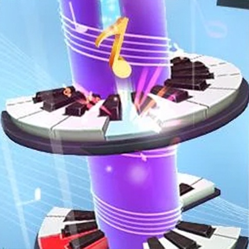 Piano Spiral: Helix Tiles Jump Icon