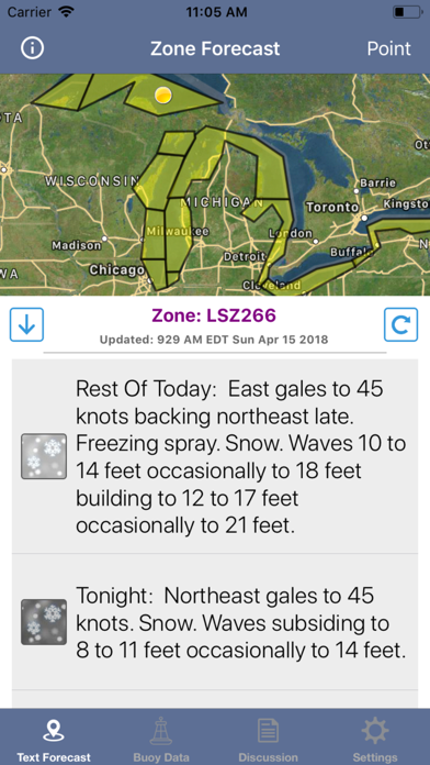 Great Lakes Boating Weather screenshot 2