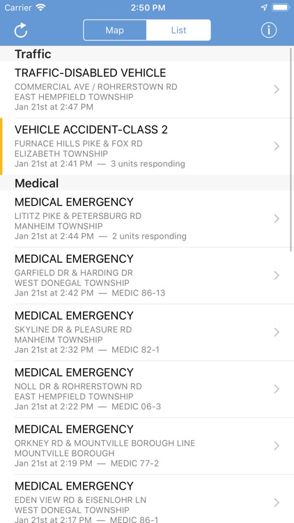 Lancaster County Incidents+