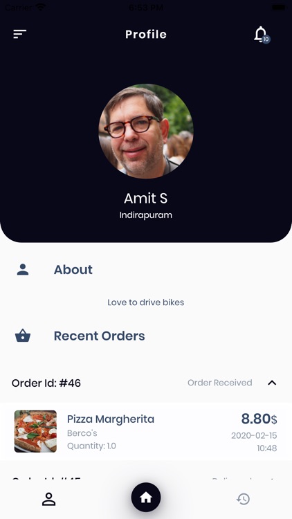 Restaurants Delivery App