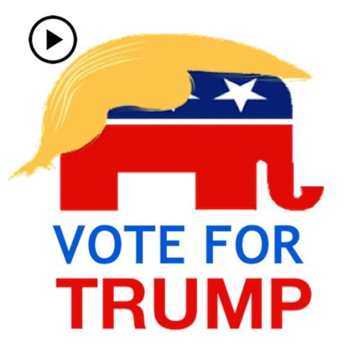 Animated Vote For Trump Gif icon