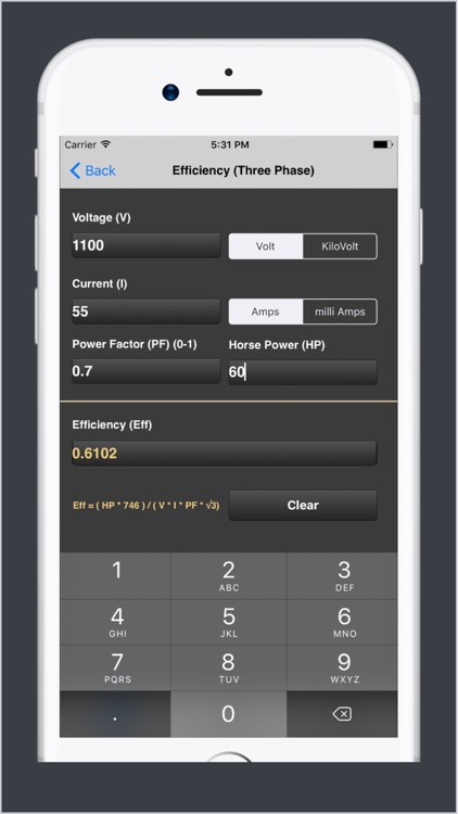 Electrical Calculator