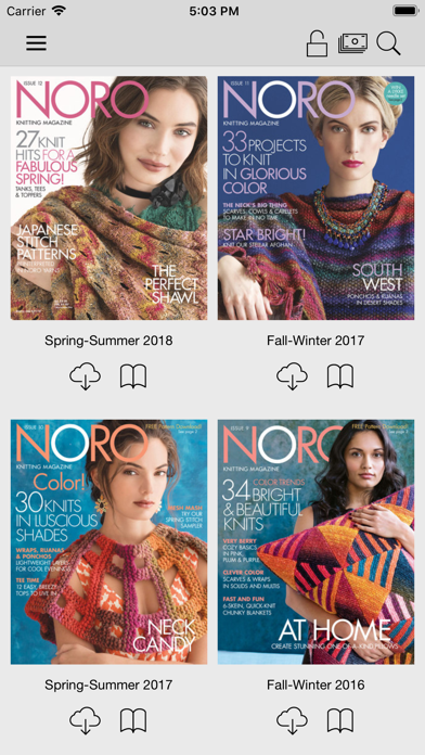 NORO Knitting Magazine screenshot 2