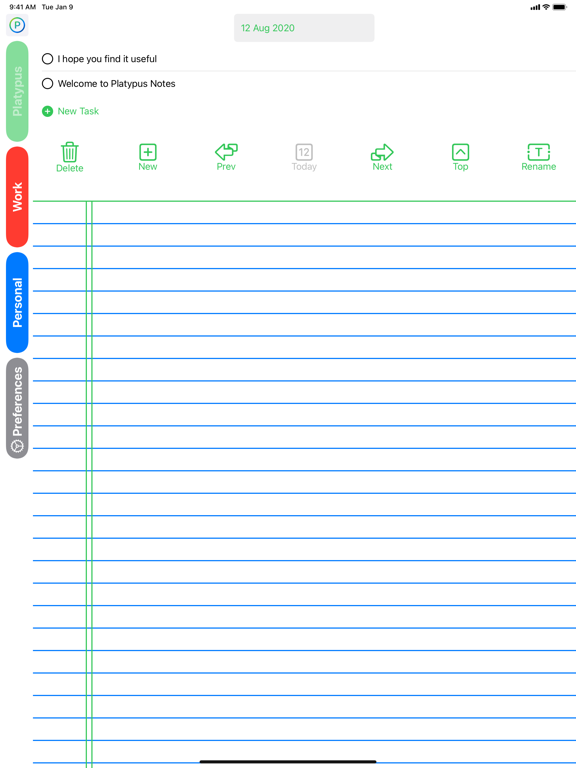 Screenshot #5 pour Platypus Notes