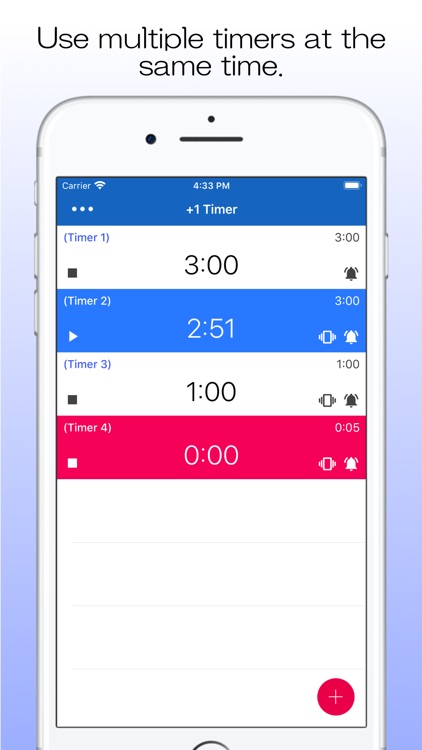 +1 Timer - Multiple timers