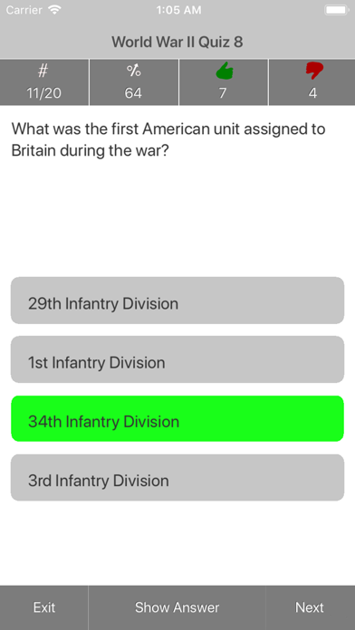 World War 2 Quizzes screenshot 3