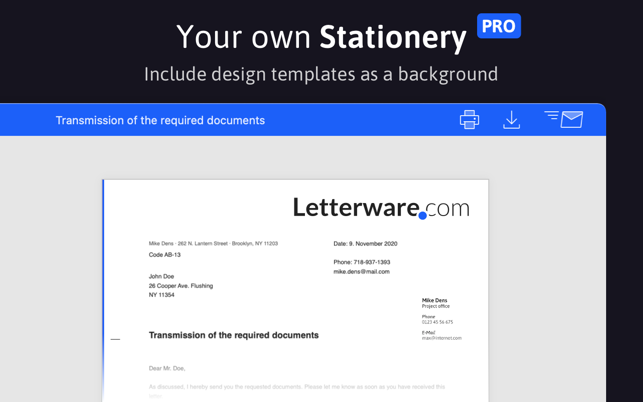 ‎EasyLetter - Send letters Screenshot