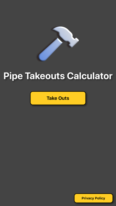Pipe takeout calculator screenshot 2