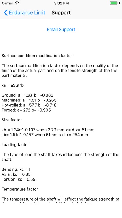 Shaft Endurance