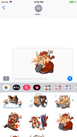 VikingMoji - Viking Stickers(圖5)-速報App