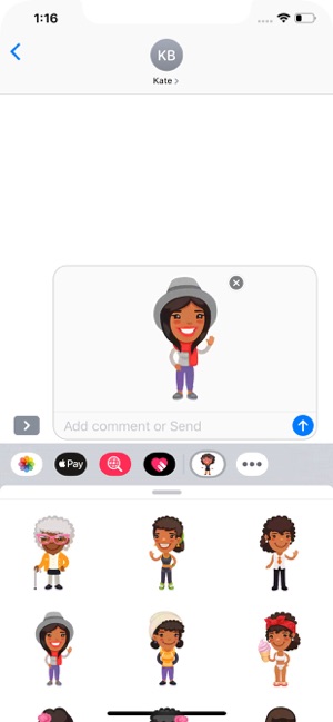 Afro American Women Stickers(圖8)-速報App