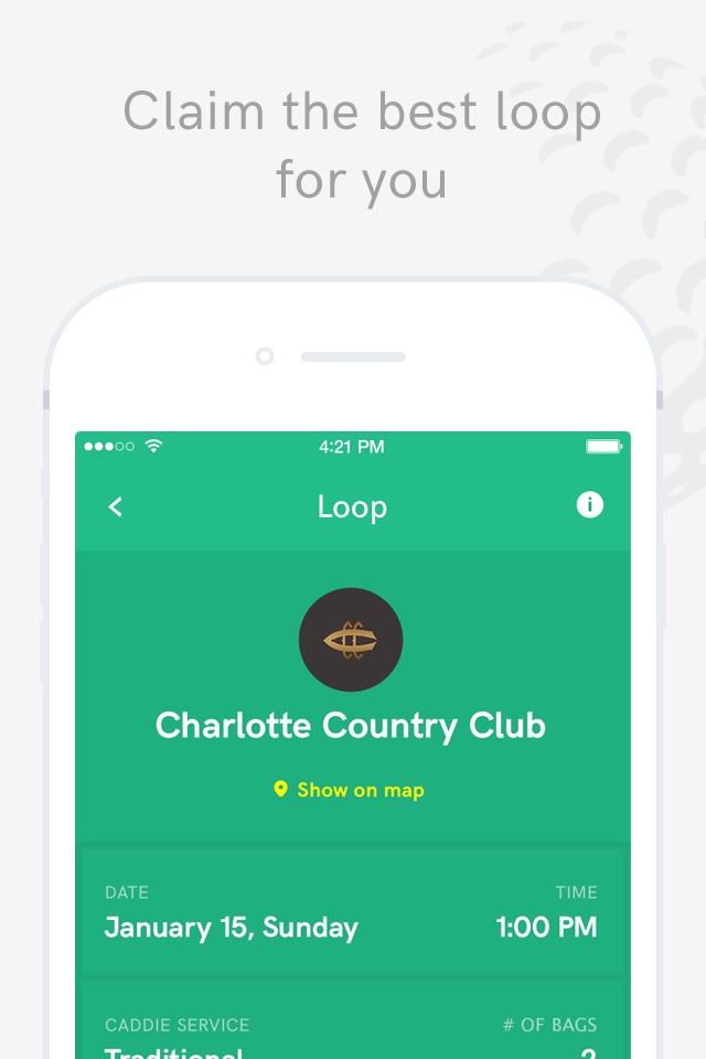 ClubUp - Work as a Caddie screenshot 2