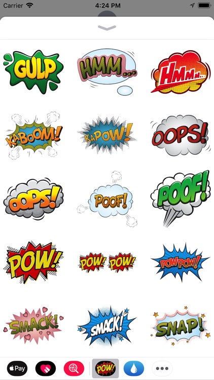 Comic Exclamation Sticker Pack