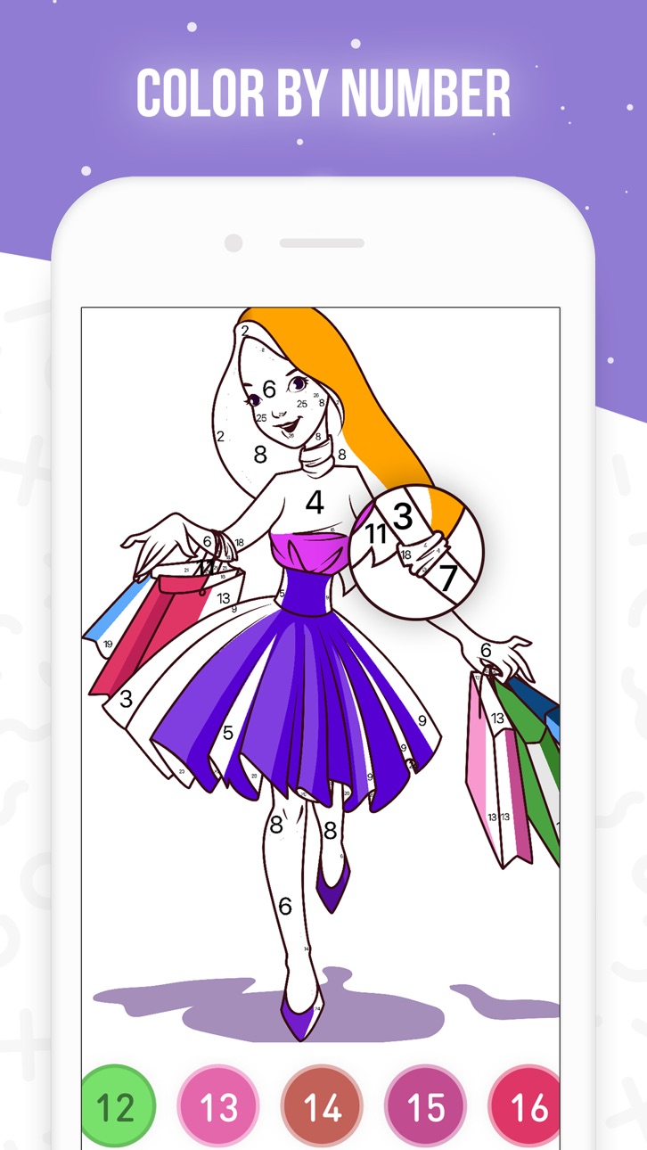 RECOLLECT: Color by Number Hack screenshot 2 - iOS app interface