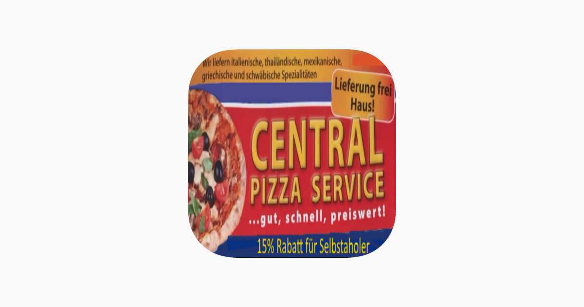 Central Pizza Service En App Store