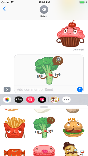 Animated Meals Stickers(圖4)-速報App