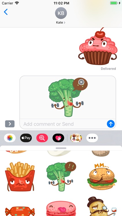 Animated Meals Stickers screenshot-3