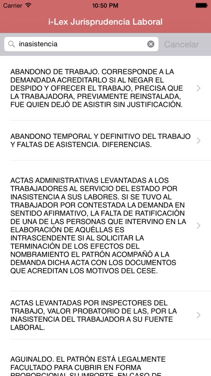 i-Lex Jurisprudencia Laboral