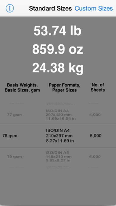 How to cancel & delete Paper Weight Calculator from iphone & ipad 2