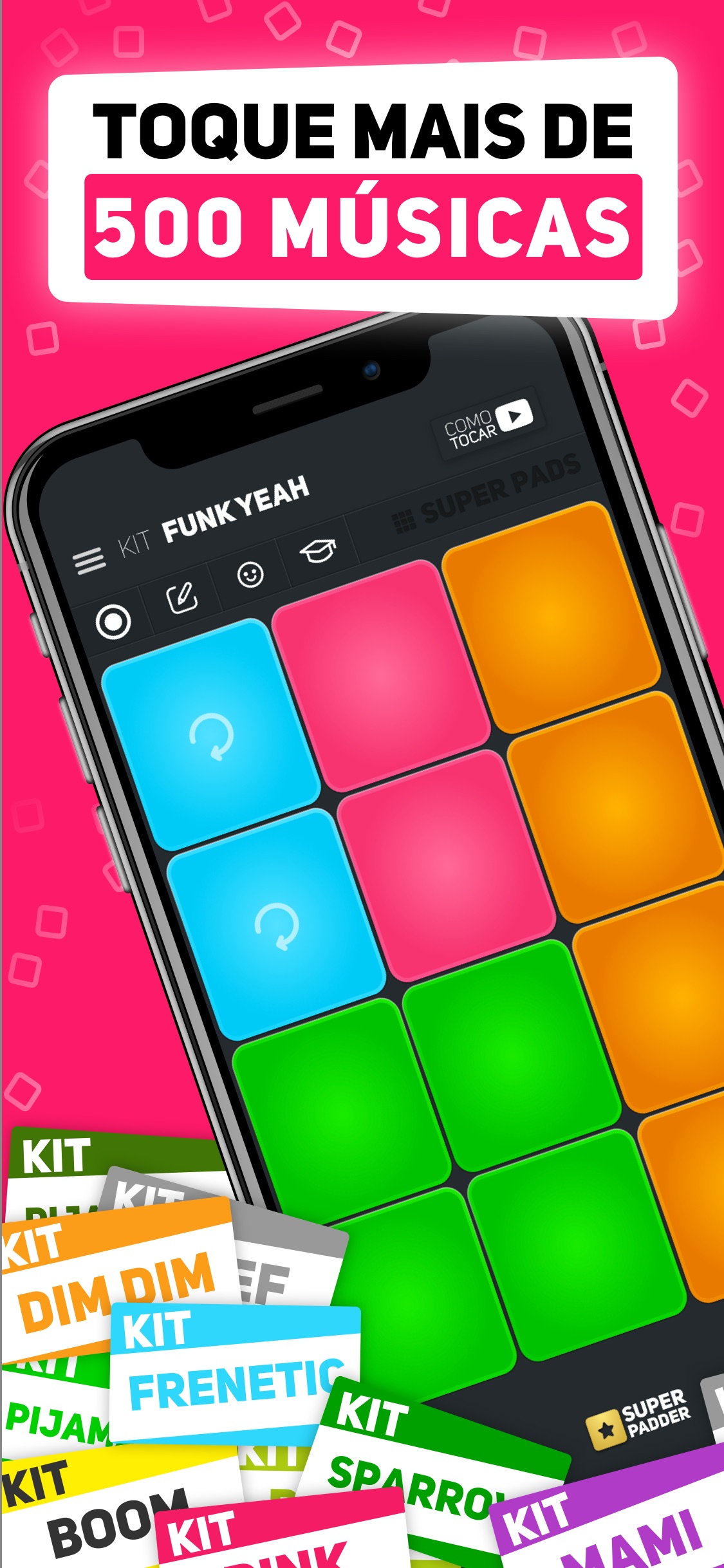 Screenshot do app SUPER PADS - Seja um DJ