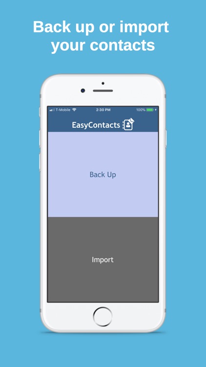 EasyContacts - Contacts Backup