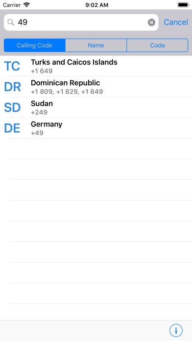 Country Code Directory Price Drops Screenshot 4 For Country Code Directory
