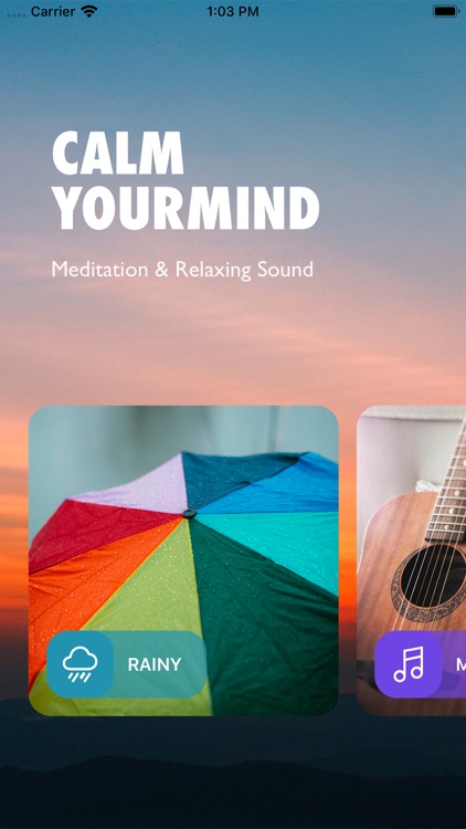 Rain sounds & meditation