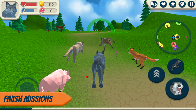 Wolf Simulator: Wild Animals(圖2)-速報App