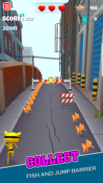 Ninja Cat Run - Rush Runner screenshot 4