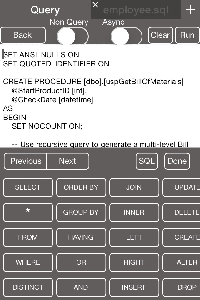 iSqlProg Sql Server Client screenshot 4