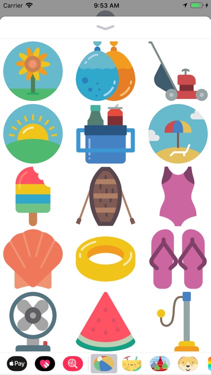 Awesome Summer Time Stickers