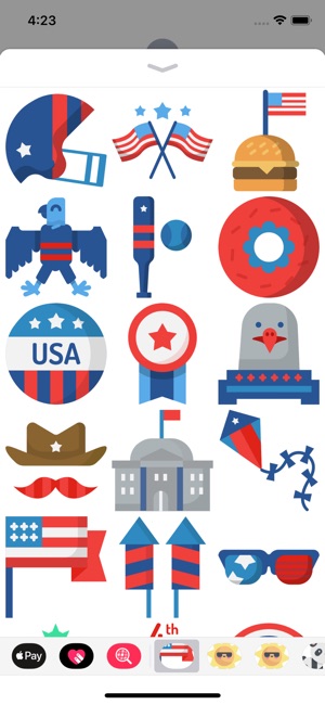 July 4th America Stickers(圖2)-速報App