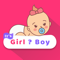 App Icon for Baby Gender Reveal & Predictor App in Pakistan IOS App Store