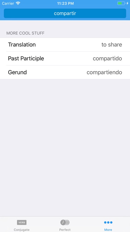 Conjugate Spanish Verbs screenshot-5
