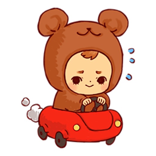 Adorable Little Boy Sticker icon