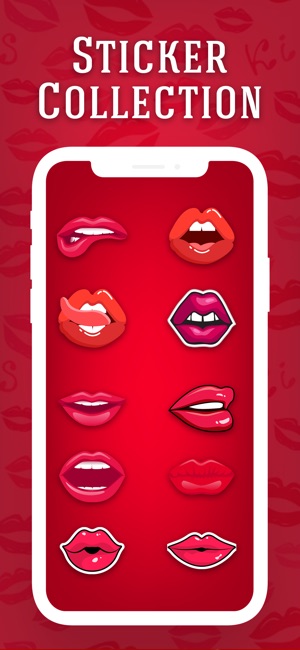 Sexy Kiss Lips Stickers(圖2)-速報App