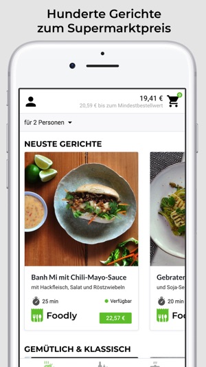 getfoodly on the app store screenshots
