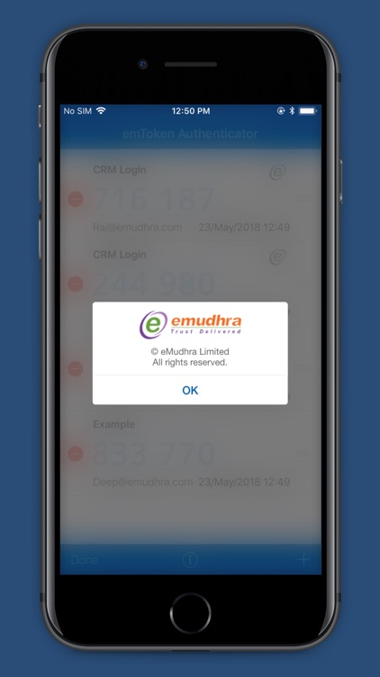 emToken Authenticator