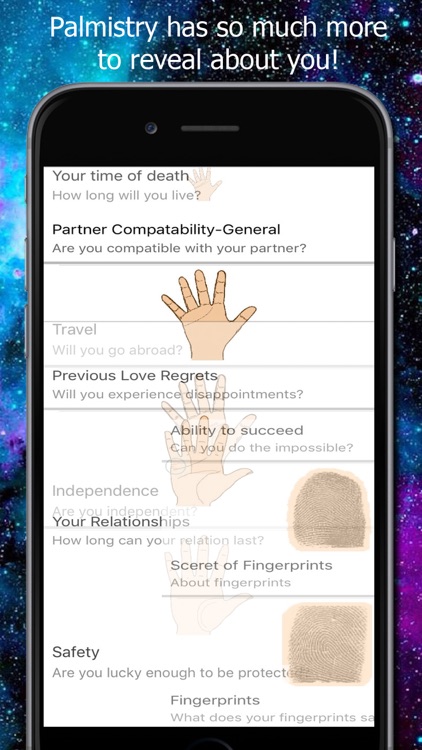 Palm Reading Chart - Hand Scan screenshot-4