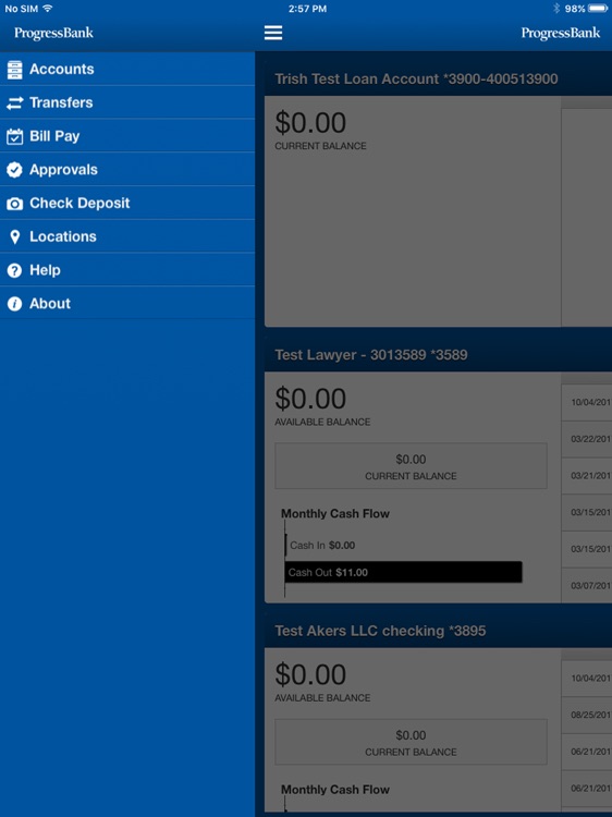 Progress Business Mobile-iPad