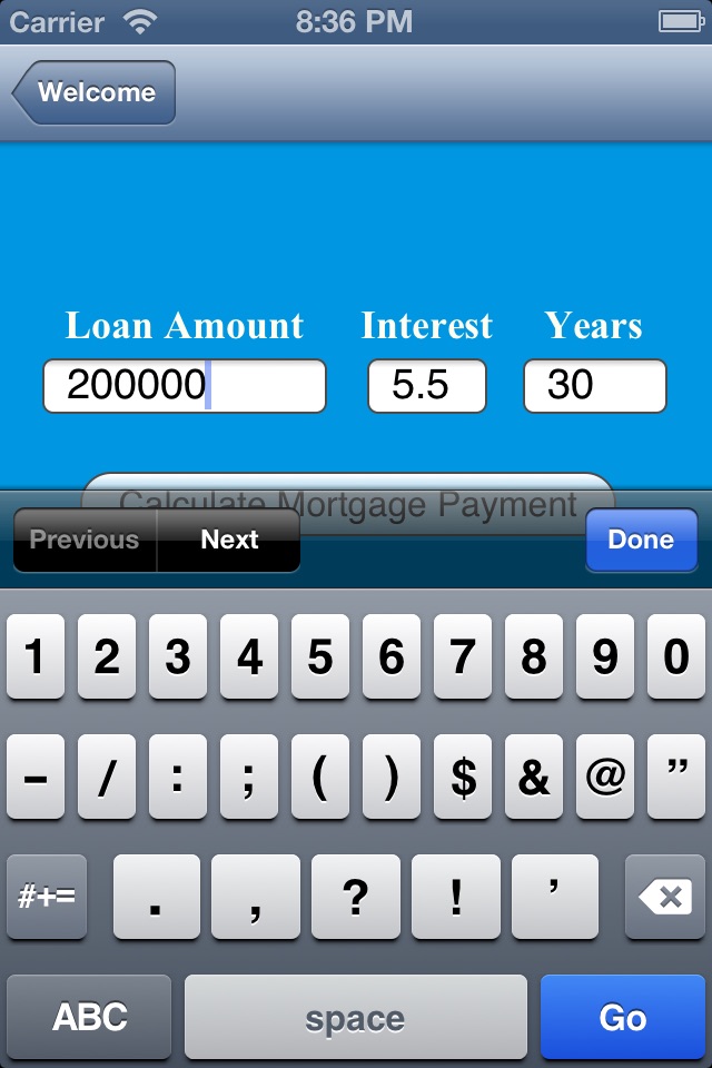 Mortgage Payment Calculator screenshot 2
