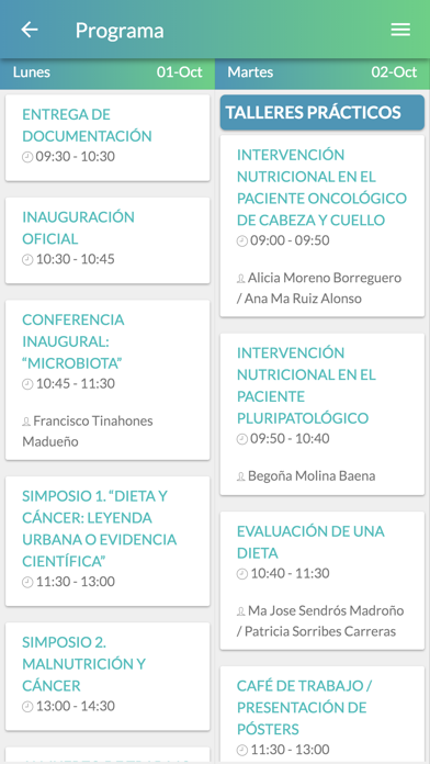 Nutrición en Oncología screenshot 4