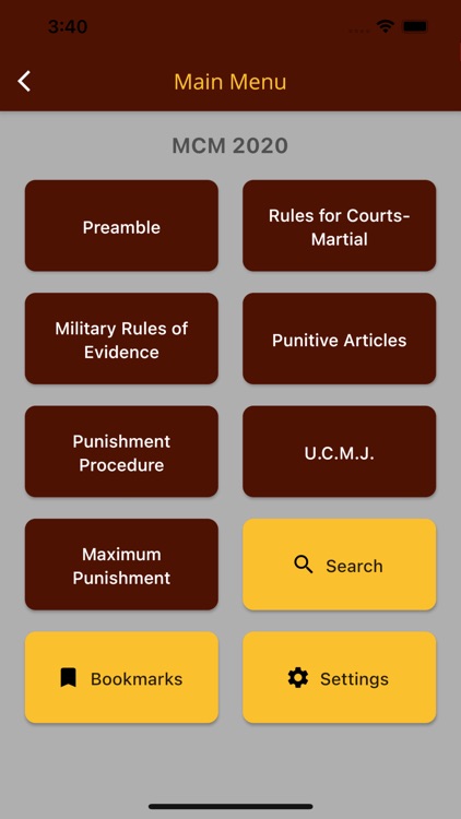 Manual for Courts Martial by Tyler Nelson