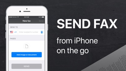 FAX from iPhone - send fax Screenshot